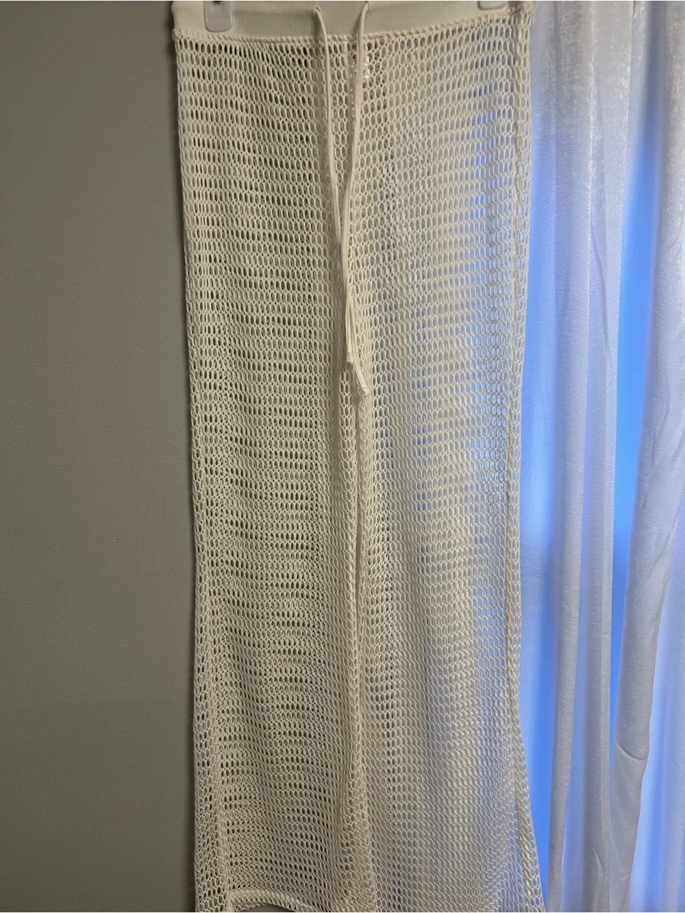 NWOT - Shade & Shore Cream Crochet Beach Coverup Pants